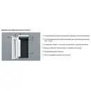 Мультифункціональний блок Zehnder Zenia 1000х450 1000/225 Вт, петлі праворуч, сірий (ZENRW-100-045/X) (ZENRW-100-045_X)