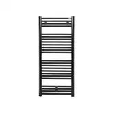 Рушників водяна Zehnder Virando 122.6х50, 750Вт, RAL 9217 (matt) Traffic Black (AB-120-050 RAL 9217)