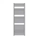 Полотенцесушитель водяний Zehnder Toga 1436x500 701 Вт, Traffic Black RAL 9217 (TG-150-050 RAL 9217)
