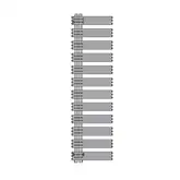 Полотенцесушитель електричний Zehnder Yucca Asym 1329х378 300 Вт, білий RAL 9016 (YAER-130-40/GD RAL 9016) (YAER-130-40_GD RAL 9016)