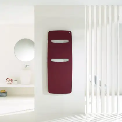 Полотенцесушитель водяний Zehnder Vitalo Spa з віконцями для рушників 1825х690 1036 Вт, чорний матовий (VITK-180-070 RAL 9217)