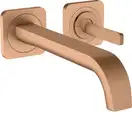 Змішувач для умивальника Axor Citterio E 221 зі стіни, Brushed Bronze (36106140)
