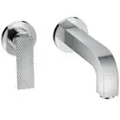 Змішувач для умивальника Axor Citterio 220 Lever rhombic cut зі стіни, Chrome (39181000)