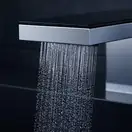 Axor MyEdition 221 Смеситель для умывальника, Chrome Black Glass (47060600)