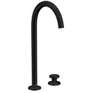 Змішувач для умивальника Axor Select 220 на 2 отвори із донним клапаном push-open, Matt Black (48060670)