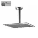 Душова лійка BOSSINI DREAM-RECTANGULAR 40x30сm тримач вертиальний 300 d36mm, mat brushed steel (H35370I00075016)