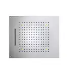 Верхній душ BOSSINI Dream / 2 дощ, каскад, 4RGB LED, для підвісної стелі 57x 47сm, хром (H38905000030016)