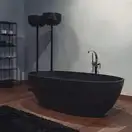 Ванна зі штучного каменю Flaminia APP 165x80 h52,5cm, білий глянсовий (AP165V)