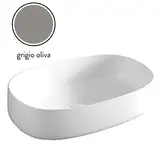 Умивальник на стільницю ArtCeram Cognac 55х35, grigio oliva (COL003 15; 00)