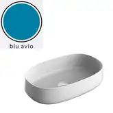 Умивальник на стільницю ArtCeram Cognac 55х35, blue avio (COL003 38; 00) (COL003 38;00)
