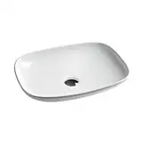 Умивальник на стільницю ArtCeram La Fontana 55, білий глянець (LFL006 01; 00)