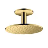Верхній душ з тримачем Axor ShowerSolutions 300 1jet, polished gold optic (35301990)