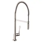 Змішувач для кухні Axor Citterio 230 Semi-Pro, Stainless Steel (39840800)