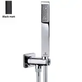 Ручний душ BOSSINI Cube зі шлангом Cromolux 150 см, чорний матовий (CB4003C00073004)