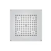 Душова лійка BOSSINI DREAM-CUBE 4LED білий для підвісної стелі 37x37сm, хром (H37397000030016)