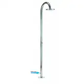 Вулична душова стійка Bossini Oki-Floor AISI 316, нержавіюча сталь (L00819000030008)