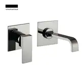 Змішувач для умивальника Giulini Pablolux настінний, чорний матовий (9820-B3NO)