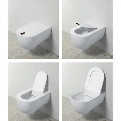 Кришка для унітазу Artceram THE ONE 52x35, біла матова (THA001 80) Кришка для унітазу Artceram THE ONE 52x35, біла матова (THA001 80)