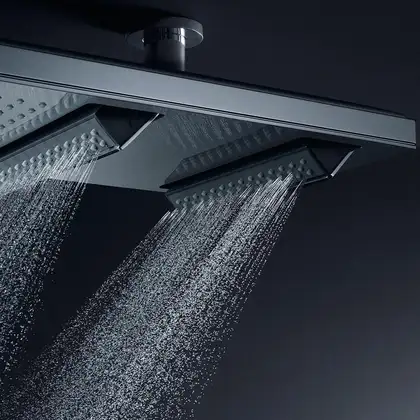 Верхній душ Axor ShowerHeaven 1200х300 4jet з підсвічуванням 5000 K, хром (10629000) Верхній душ Axor ShowerHeaven 1200х300 4jet з підсвічуванням 5000 K, хром (10629000)