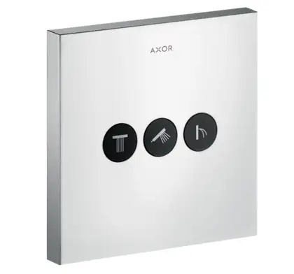 Axor ShowerSelect Square Вентиль на 3 споживачі, хром (36717000) Axor ShowerSelect Square Вентиль на 3 споживачі, хром (36717000)