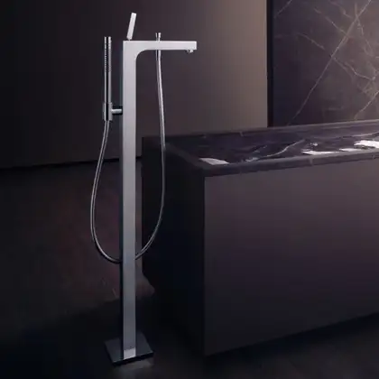 Змішувач підлоговий для ванни Axor Citterio з ручним душем, золото (39451990)