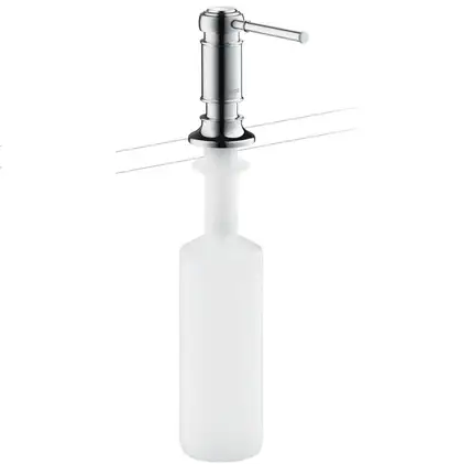 Дозатор кухонний для миючого Axor Montreux 500 ml врізний, хром (42018000) Дозатор кухонний для миючого Axor Montreux 500 ml врізний, хром (42018000)