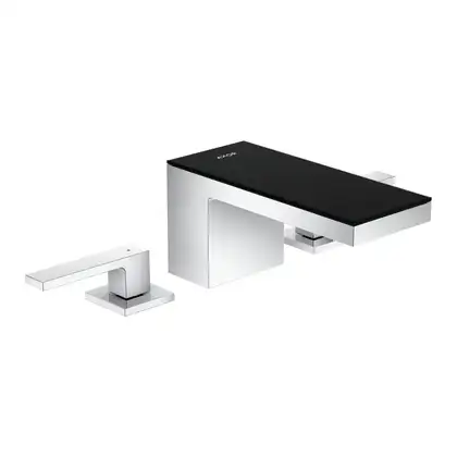 Axor MyEdition 70 Смеситель для умывальника, хром/черное стекло (47050600) Axor MyEdition 70 Смеситель для умывальника, хром/черное стекло (47050600)