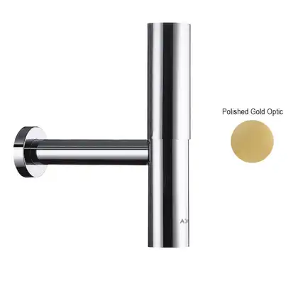 Сифон для умивальника Axor Flowstar Design, polished gold optic (51303990)