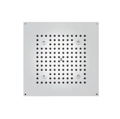 Душова лійка BOSSINI DREAM-CUBE 4LED білий для підвісної стелі 37x37сm, хром (H37397000030016) Душова лійка BOSSINI DREAM-CUBE 4LED білий для підвісної стелі 37x37сm, хром (H37397000030016)