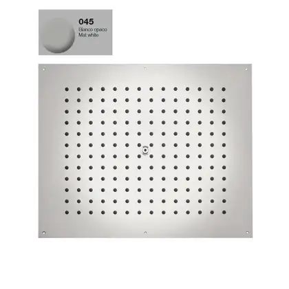 Верхній душ BOSSINI DREAM-RECTANGULAR для підвісної стелі 57x47сm, mat white (H38391000045016)