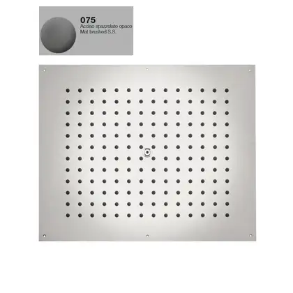 Верхній душ BOSSINI DREAM-RECTANGULAR, для підвісної стелі 57x47сm, mat brushed steel (H38391000075016)