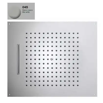 Верхній душ BOSSINI DREAM / 2 дощ, каскад, для підвісної стелі 57x 47сm, mat white (H38925000045016)