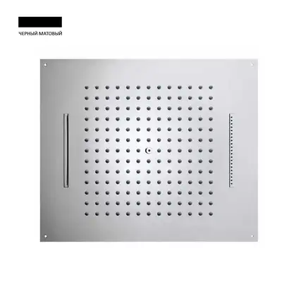 Душова лійка Bossini Dream Multifunction 570x470 мм на 3 режиму, чорний матовий (H38927.073) (H38927000030016) Душова лійка Bossini Dream Multifunction 570x470 мм на 3 режиму, чорний матовий (H38927.073) (H38927000030016)