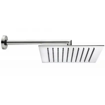 Душова лійка Bossini TETIS 300х300 з кронштейном 21, хром (H70875I00030009)