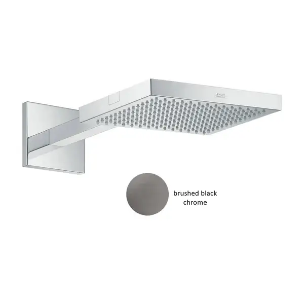 Верхній душ Axor Showersolutions 240х240 1jet з власником, brushed black chrome (10925340) Верхній душ Axor Showersolutions 240х240 1jet з власником, brushed black chrome (10925340)
