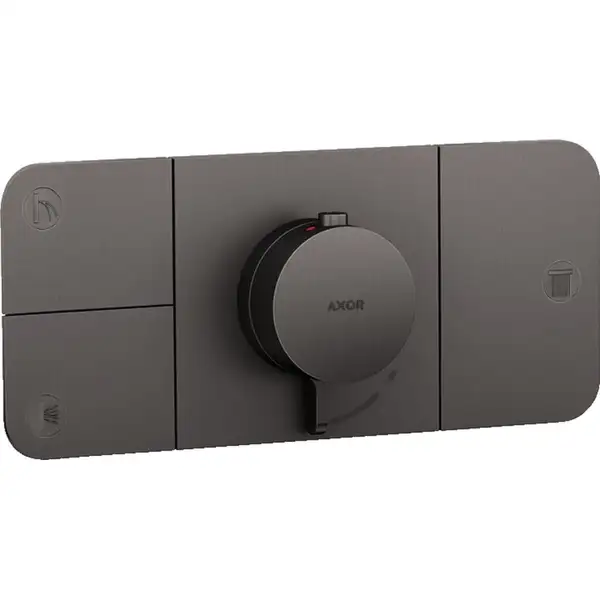 Axor One Термостат для душа, матовый черный хром (45713340) Axor One Термостат для душа, матовый черный хром (45713340)