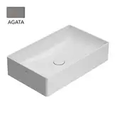 Умивальник на стільницю Globo T-Edge Agata 61х37 h14 см (B6R63AT)