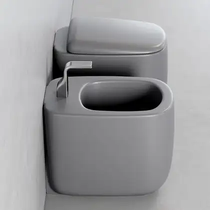 Біде підлогове Flaminia Mono пристенное, lava grey (MN217)