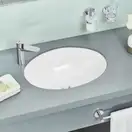 Grohe Bau Ceramic Встраиваемая раковина 55, белая (39423000)