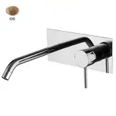 Змішувач для умивальника Fima Carlo Spillo, BRUSHED GOLD (F3051LX5OS)