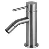 Змішувач для біде Fima Carlo Spillo Steel з донним клапаном, inox (F3072INOX)