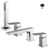 Змішувач для ванни Fima Carlo Fit до борту, чорний (F3394NS)