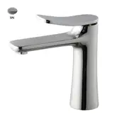 Fima Carlo Змішувач для умивальника Fima Flo, браширований нікель (F3801SN)