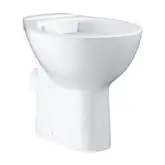 Унітаз для підлоги Grohe Bau Ceramic безободковий, альпійський білий (39430000)