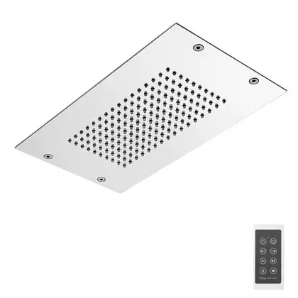 Fima Carlo Верхній душ Fima Modular стельового монтажу з нержавіючої сталі, LED підсвічування, хром (F2825CR)