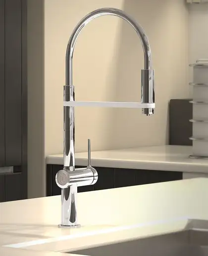 Змішувач для кухні GRB Kitchen 470 мм з виливом для фільтра, хром (46825460)
