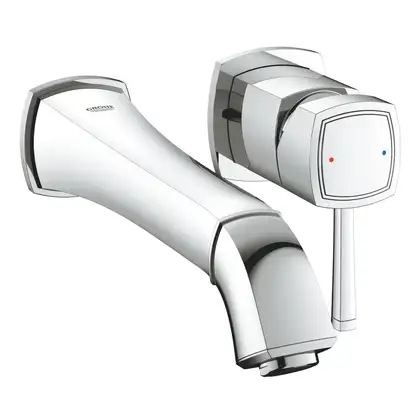 Змішувач для умивальника Grohe Grandera M-Size на два отвори 234 мм, хром (19930000)