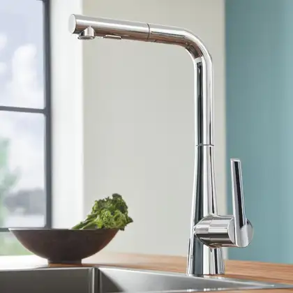 Змішувач для кухні з висувним виливом Grohe Zedra (32553002) Змішувач для кухні з висувним виливом Grohe Zedra (32553002)