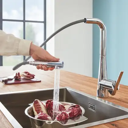 Змішувач для кухні з висувним виливом Grohe Zedra (32553002) Змішувач для кухні з висувним виливом Grohe Zedra (32553002)