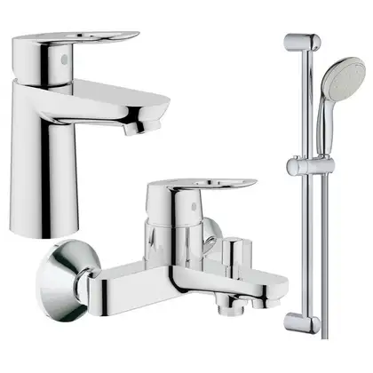 Набір змішувачів для ванни Grohe BauLoop, хром (UA123214S0) Набір змішувачів для ванни Grohe BauLoop, хром (UA123214S0)